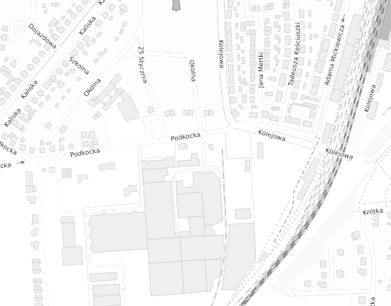 Mapa z adresem organizacji