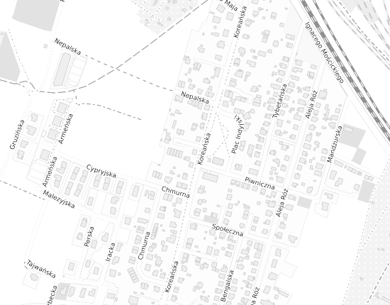 Mapa z adresem organizacji