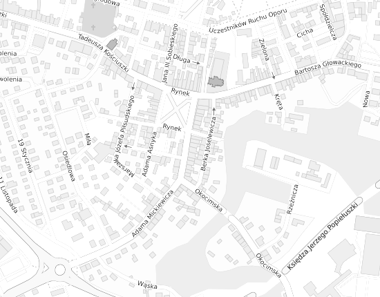 Mapa z adresem organizacji