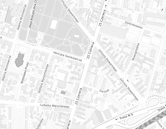 Mapa z adresem organizacji