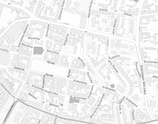 Mapa z adresem organizacji