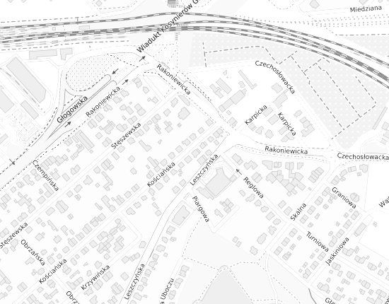 Mapa z adresem organizacji