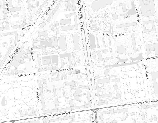 Mapa z adresem organizacji