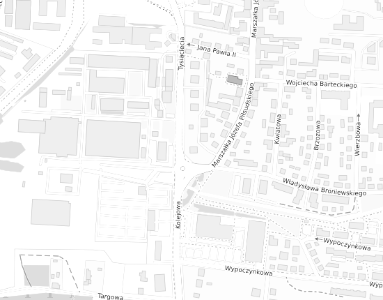 Mapa z adresem organizacji