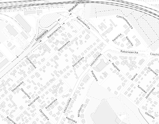 Mapa z adresem organizacji