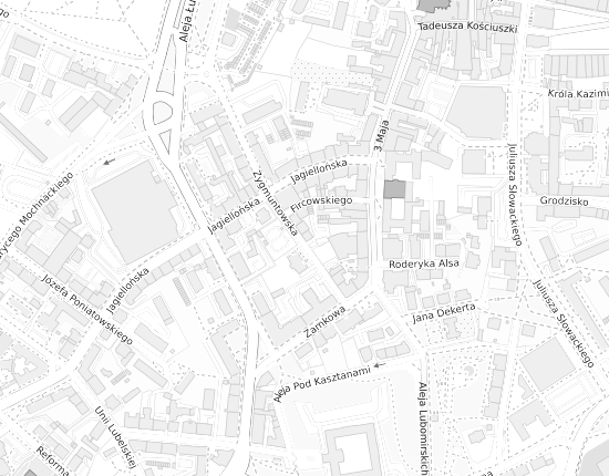 Mapa z adresem organizacji