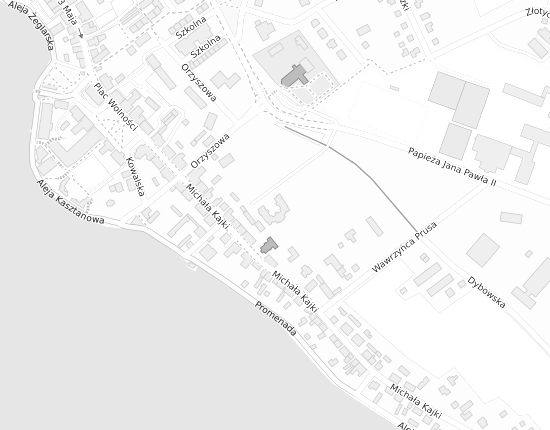 Mapa z adresem organizacji