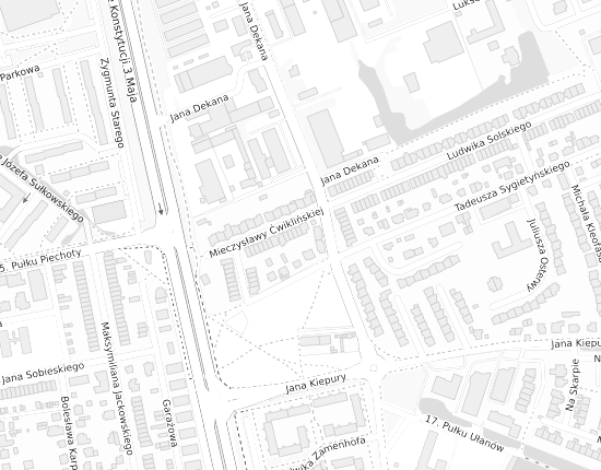 Mapa z adresem organizacji