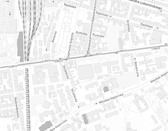 Mapa z adresem organizacji