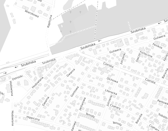 Mapa z adresem organizacji