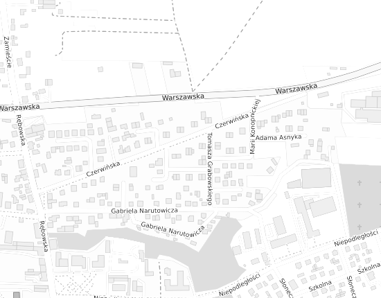 Mapa z adresem organizacji