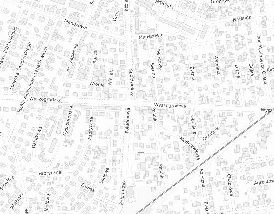 Mapa z adresem organizacji