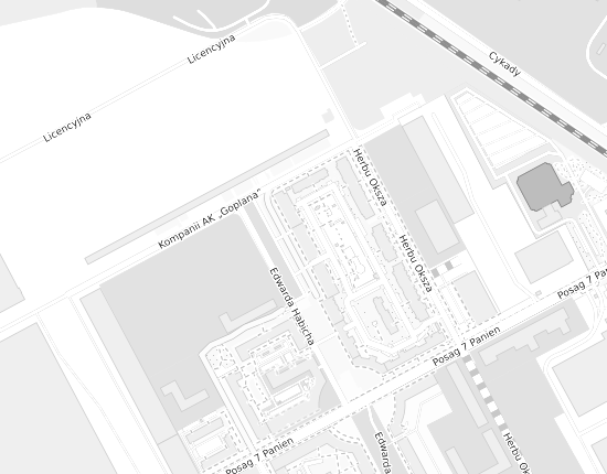 Mapa z adresem organizacji