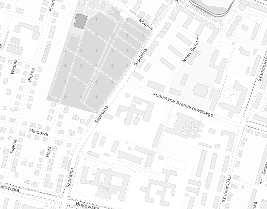 Mapa z adresem organizacji