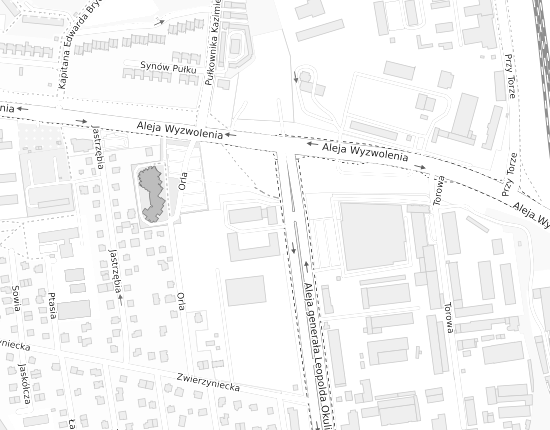 Mapa z adresem organizacji