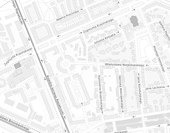 Mapa z adresem organizacji