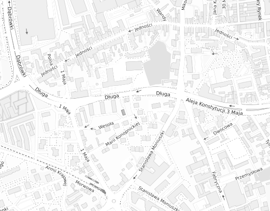 Mapa z adresem organizacji
