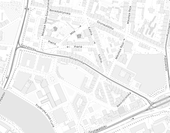 Mapa z adresem organizacji