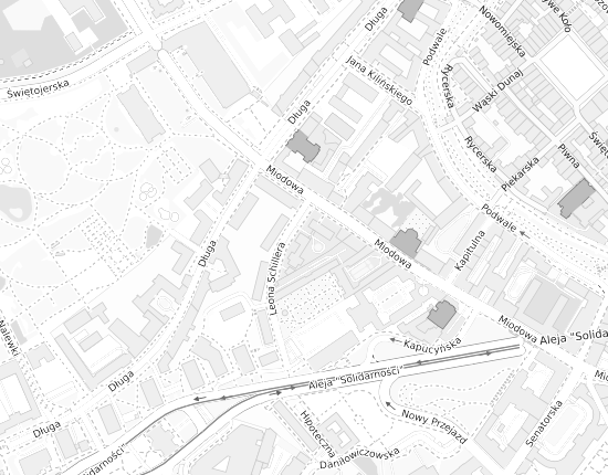 Mapa z adresem organizacji