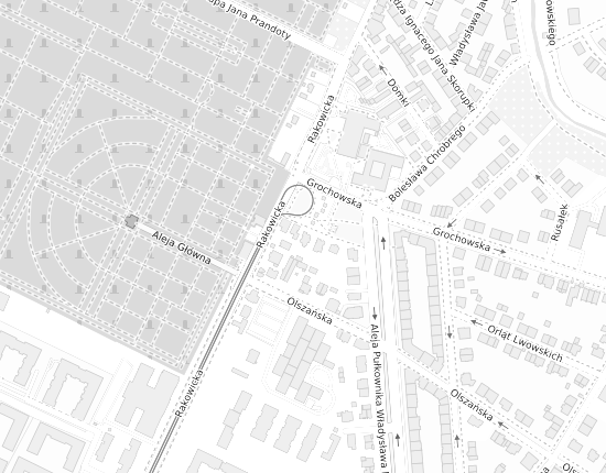 Mapa z adresem organizacji