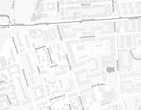 Mapa z adresem organizacji