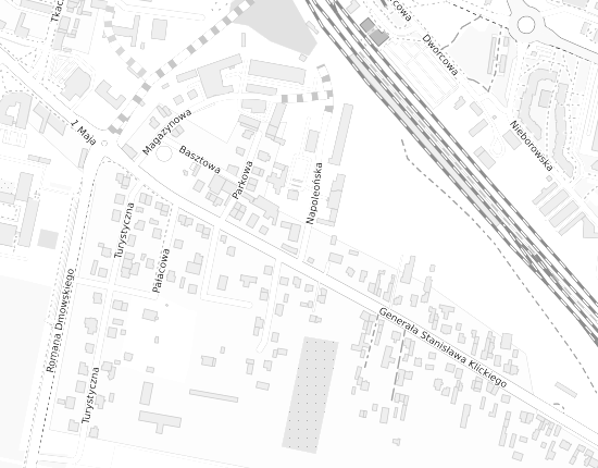 Mapa z adresem organizacji