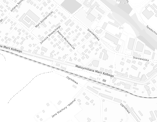 Mapa z adresem organizacji