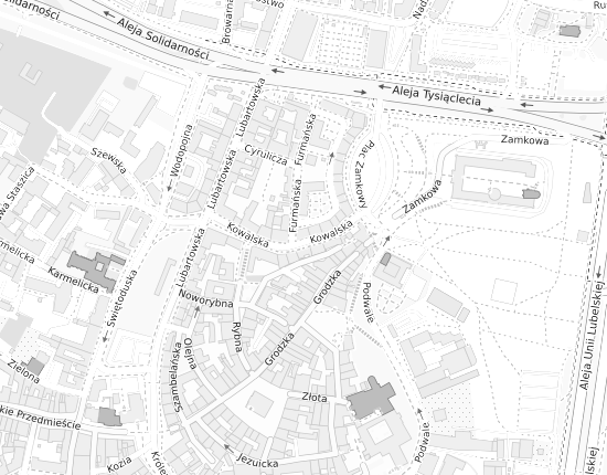 Mapa z adresem organizacji