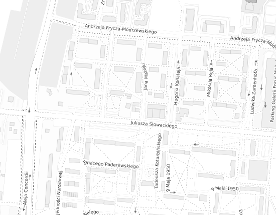 Mapa z adresem organizacji