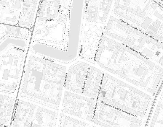 Mapa z adresem organizacji