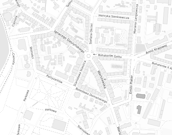 Mapa z adresem organizacji
