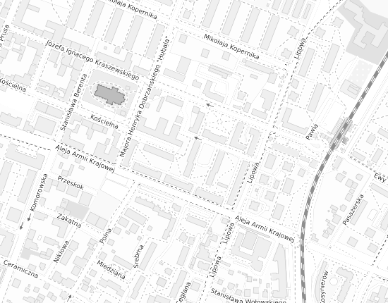 Mapa z adresem organizacji
