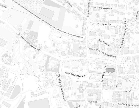 Mapa z adresem organizacji