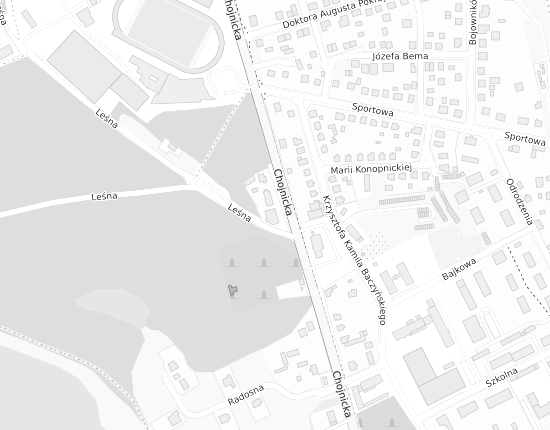 Mapa z adresem organizacji
