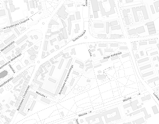 Mapa z adresem organizacji