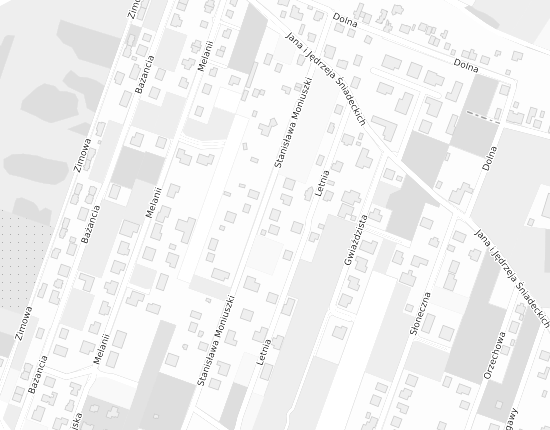 Mapa z adresem organizacji