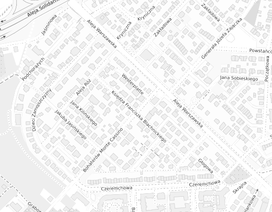 Mapa z adresem organizacji