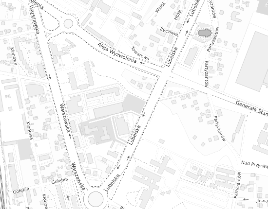 Mapa z adresem organizacji