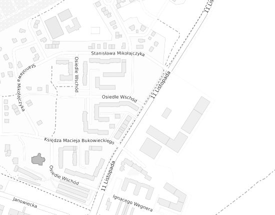 Mapa z adresem organizacji