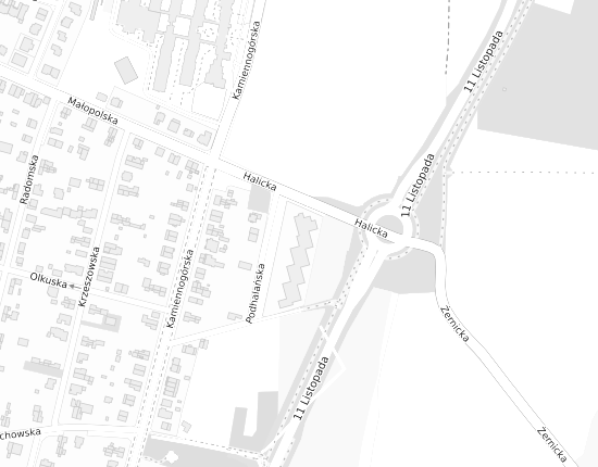 Mapa z adresem organizacji
