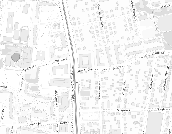 Mapa z adresem organizacji