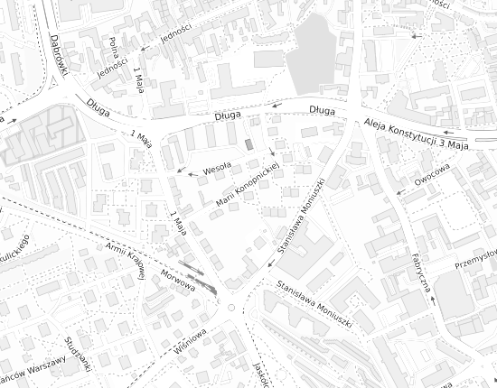 Mapa z adresem organizacji