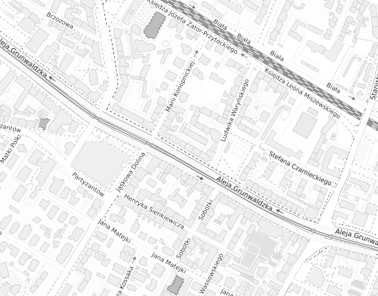 Mapa z adresem organizacji
