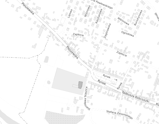 Mapa z adresem organizacji