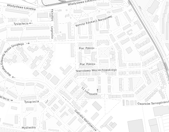 Mapa z adresem organizacji