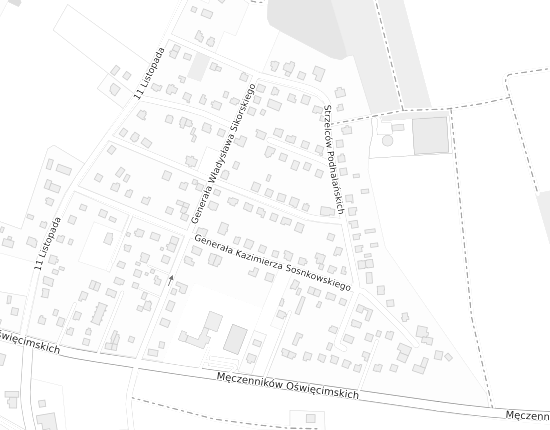 Mapa z adresem organizacji