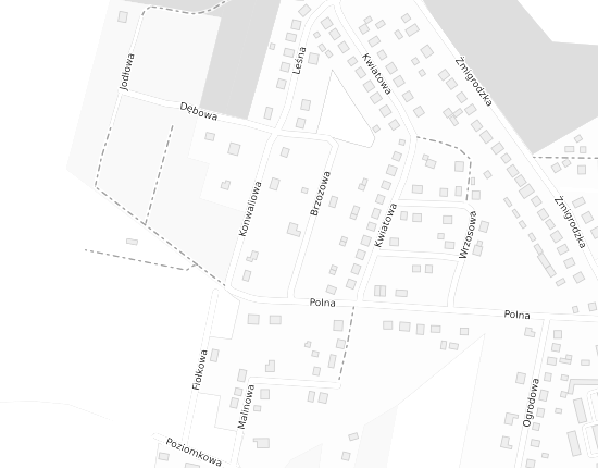Mapa z adresem organizacji