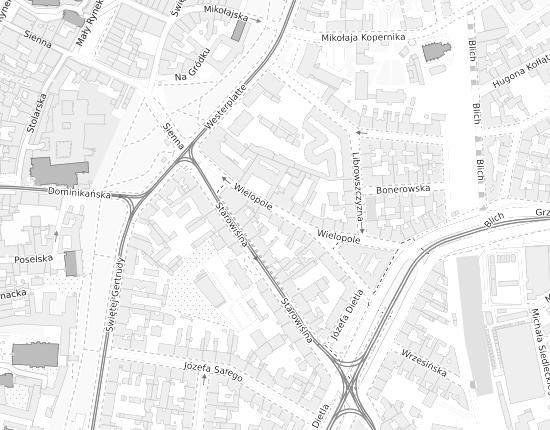 Mapa z adresem organizacji