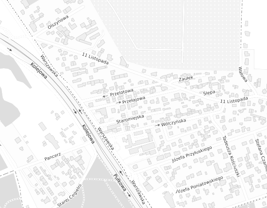 Mapa z adresem organizacji