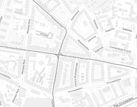 Mapa z adresem organizacji